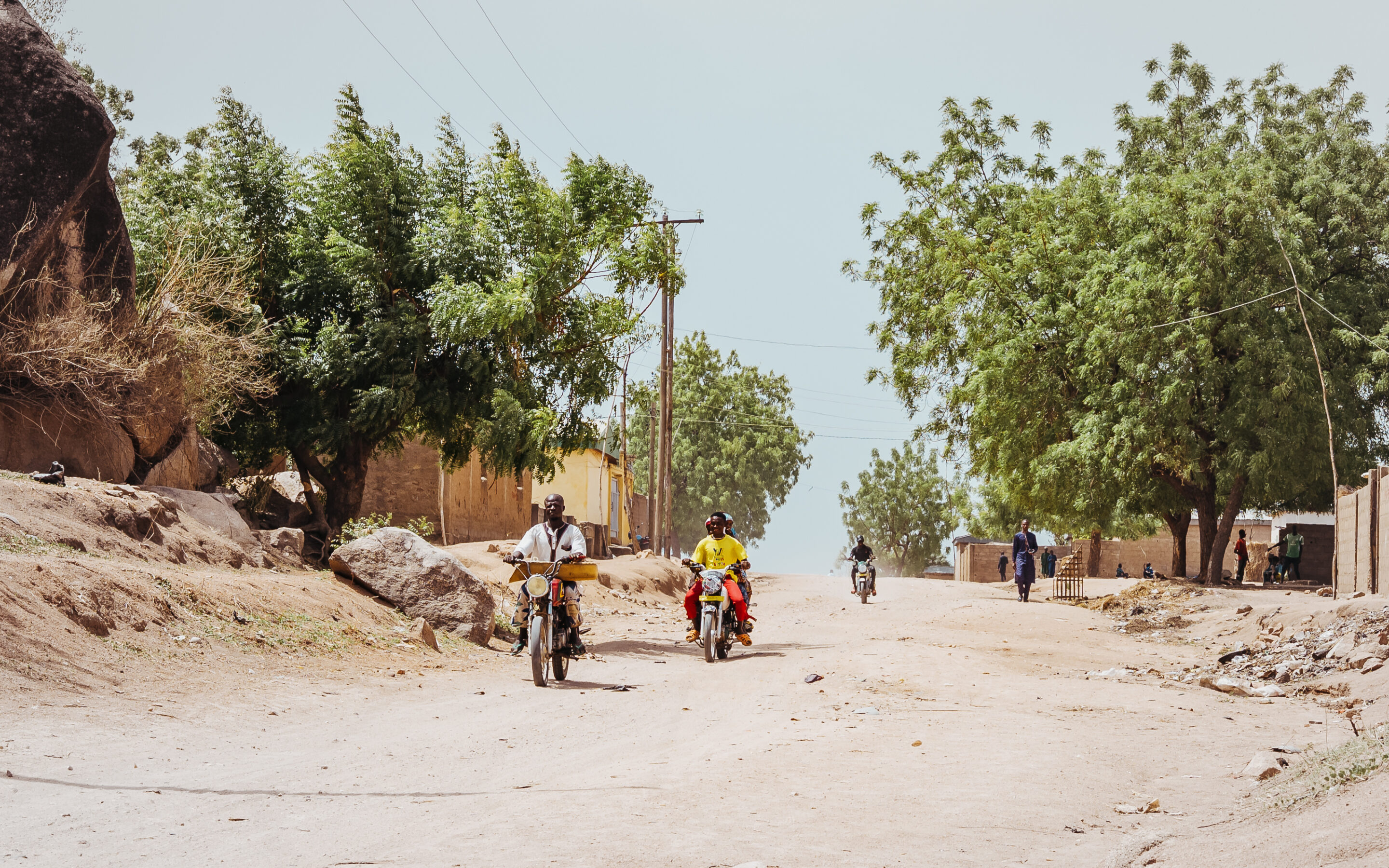 On the way to Lagdo lake in Northern Cameroon.