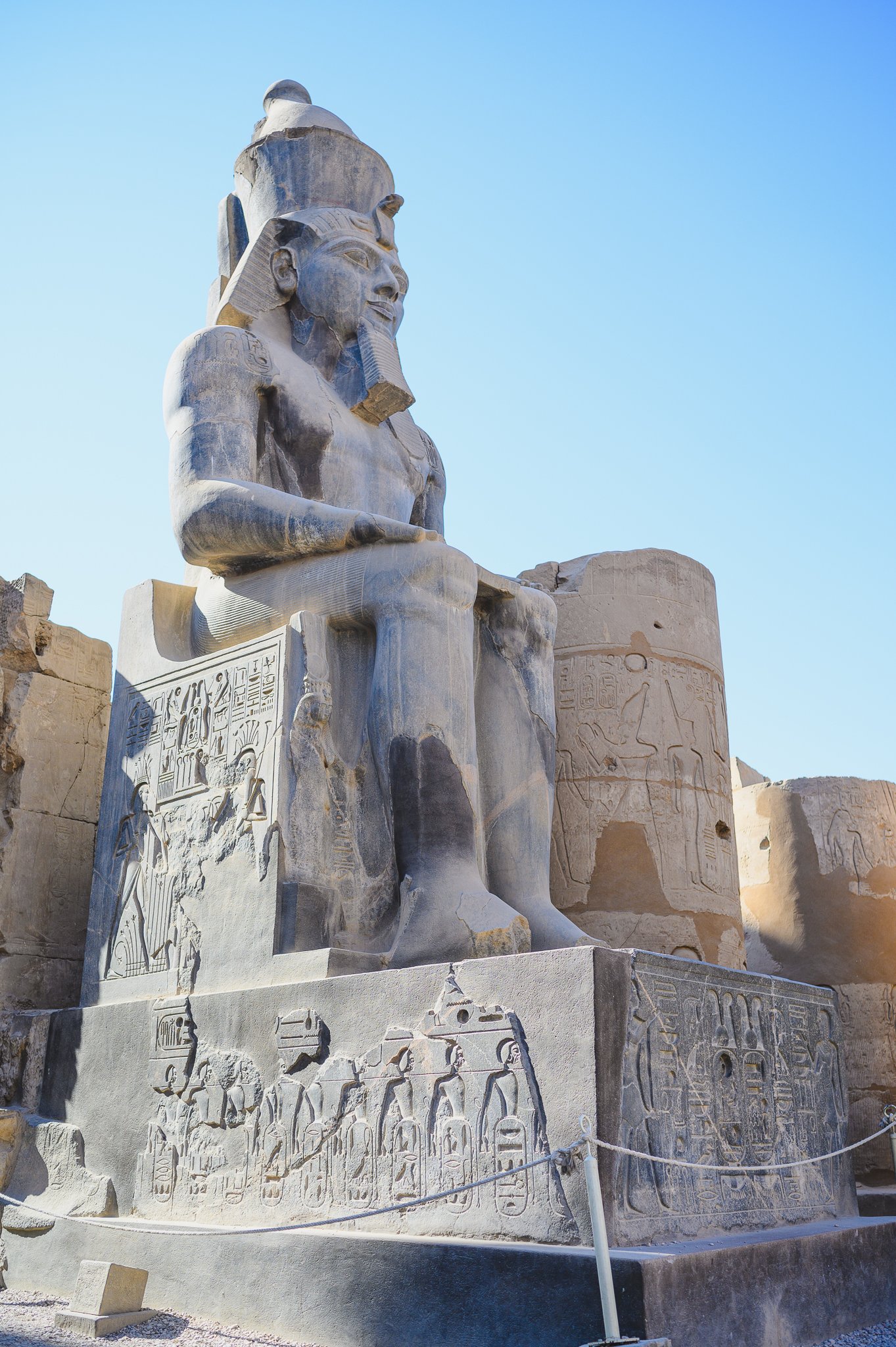 A statue in the Karnak temple, Luxor