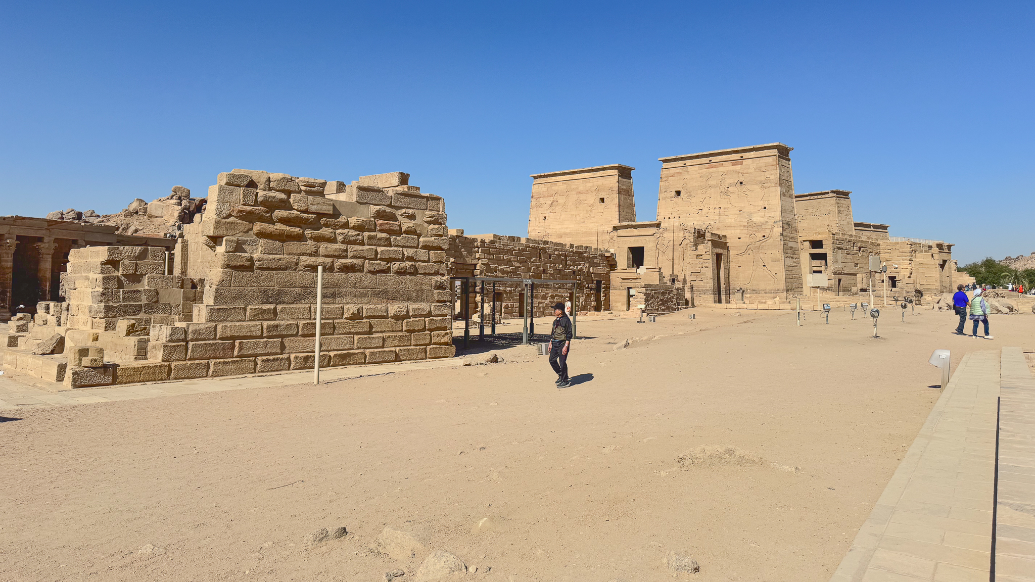 Global view of the Philae temple