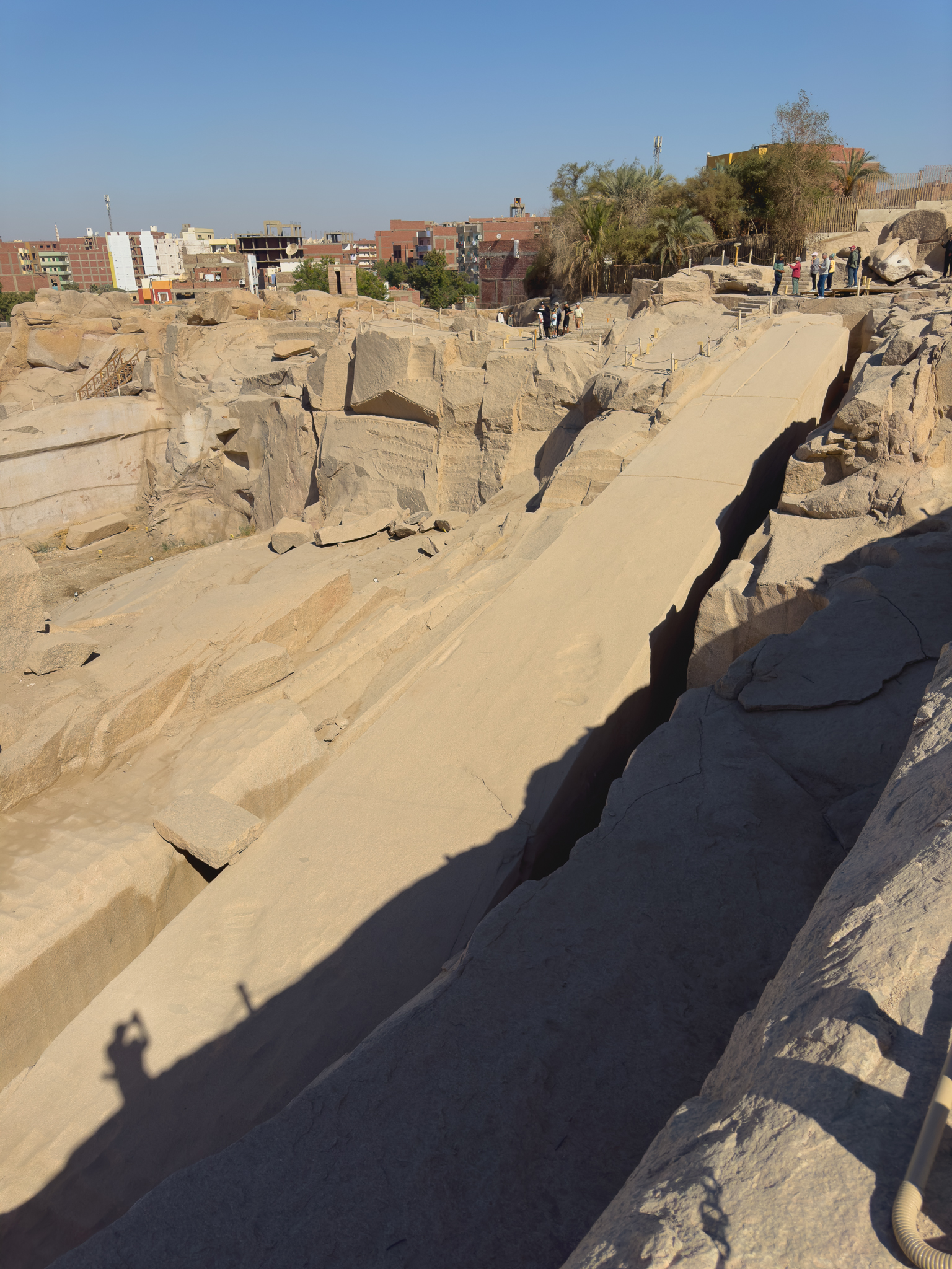 The unfinished obelisk in Aswan