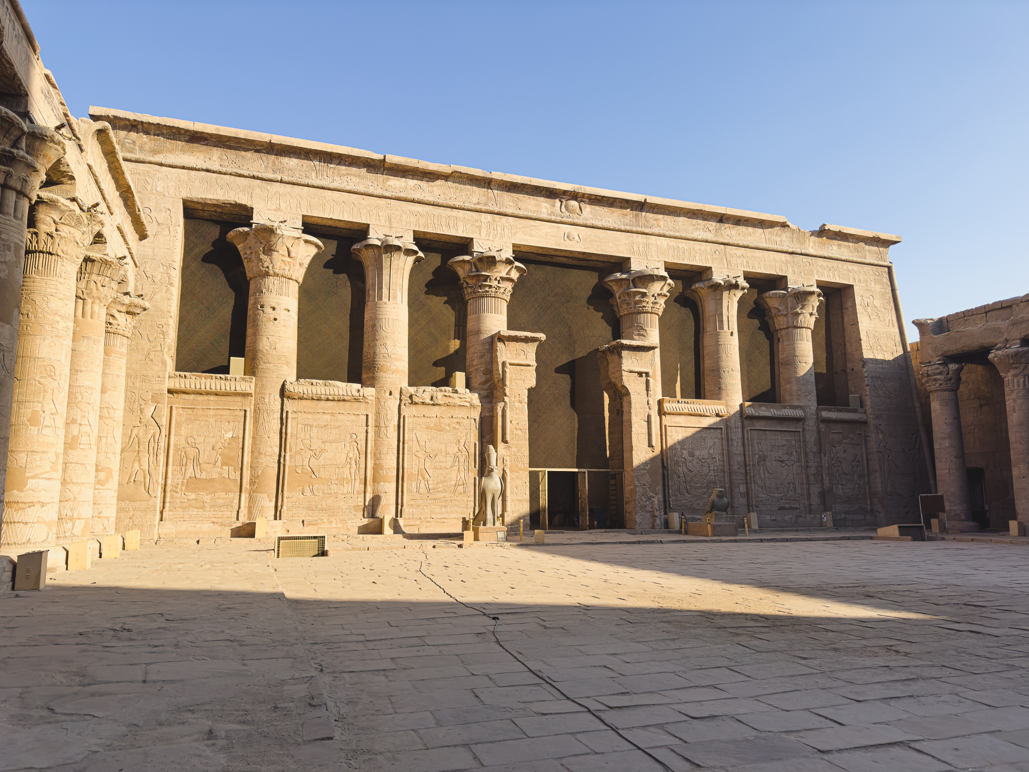 Edfu's temple inner courtyard