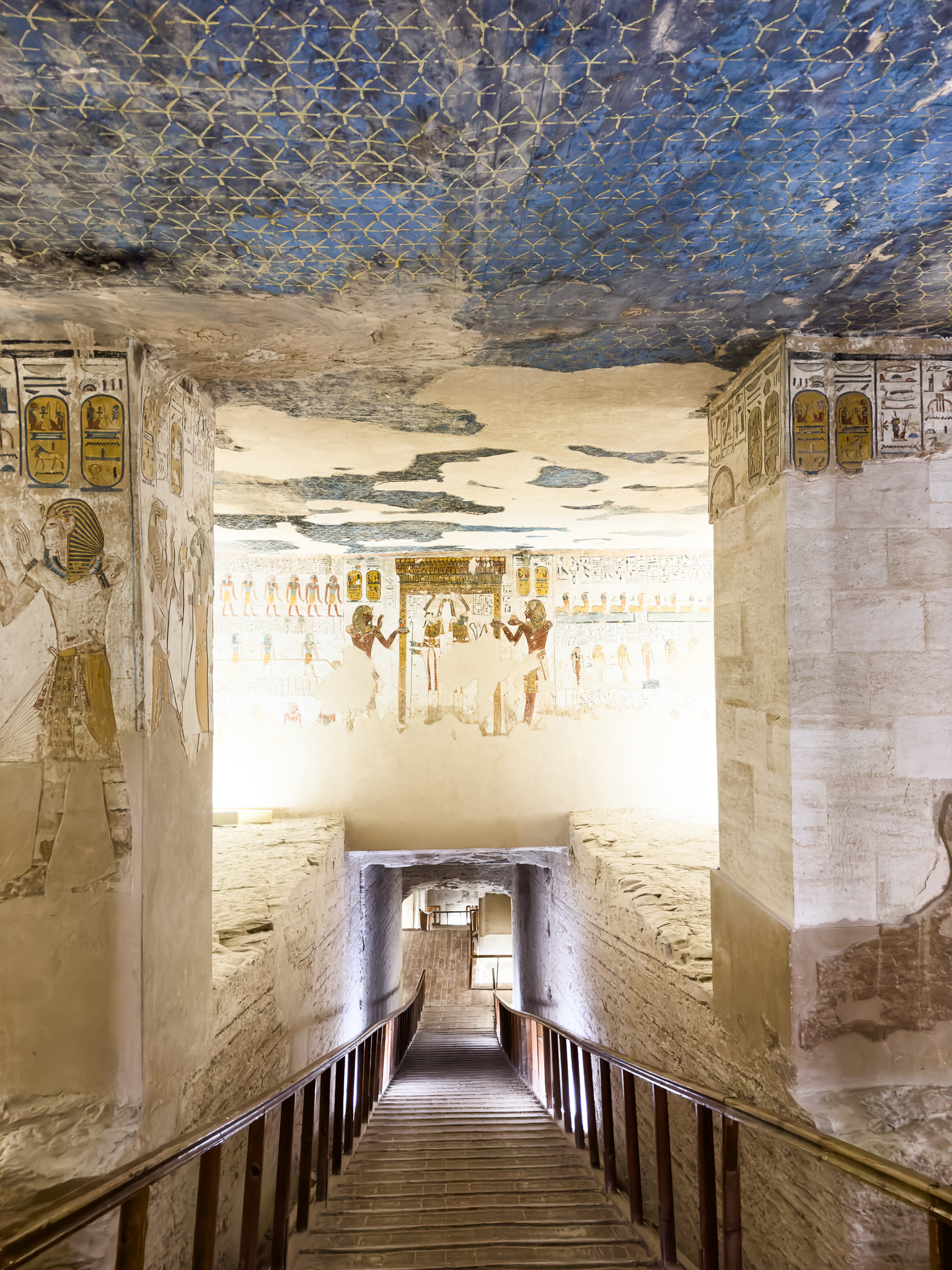 Inside a tomb