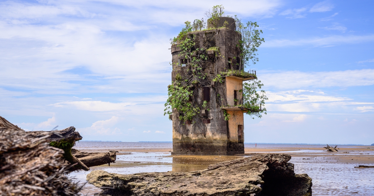 Where history meets decay: The forgotten prison of Manoka Island, once a symbol of colonial oppression, now reclaimed by time and nature.