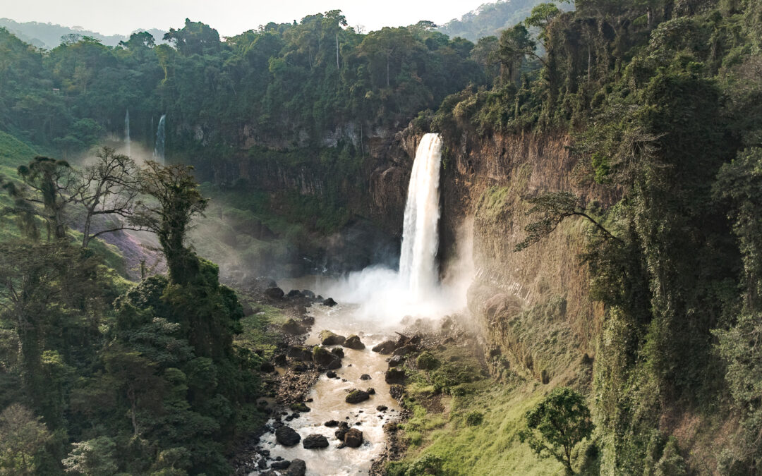 The Ekom-Nkam Waterfalls